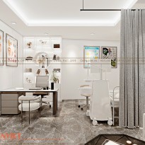 Thiết kế phòng khám nhi Mr Tuệ đẹp, hiện đại - Lào Cai